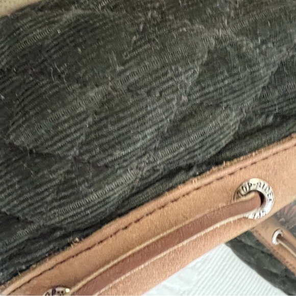 Sperry Topsider Quilted Brown Corduroy Espadrille Ballet Flats EUC - Picture 4 of 5